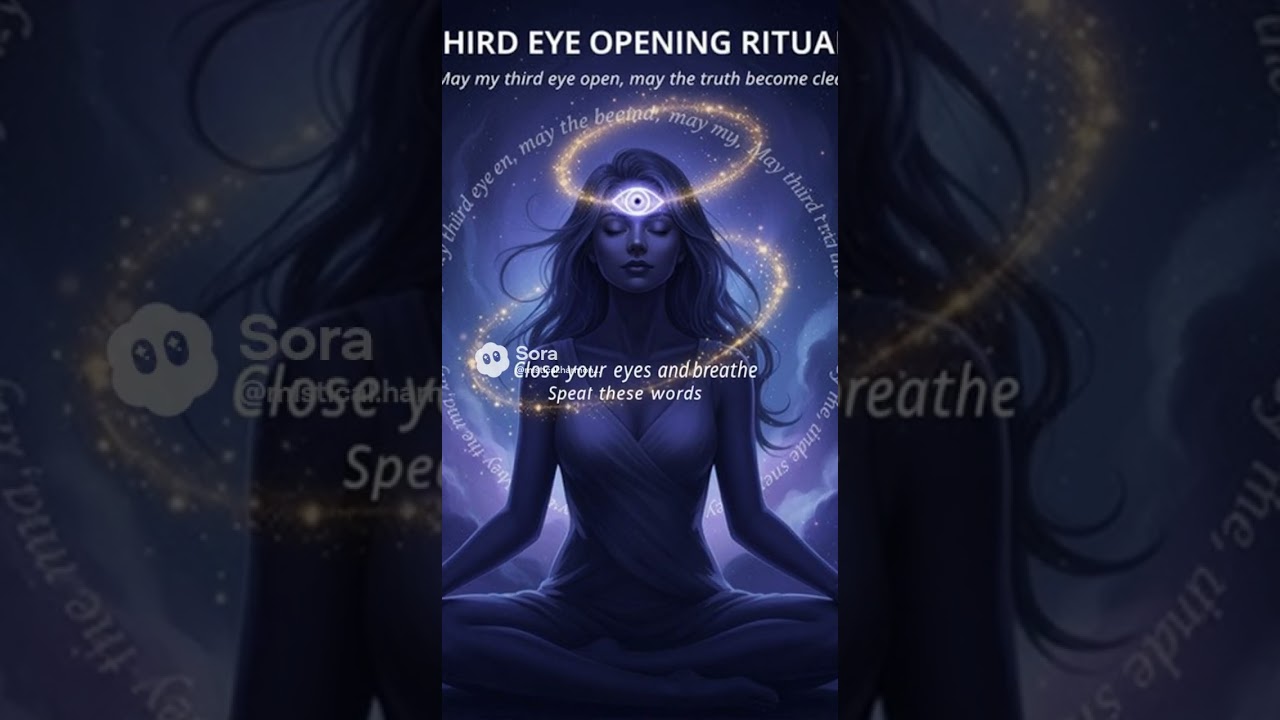 ✨ Third Eye Opening Ritual