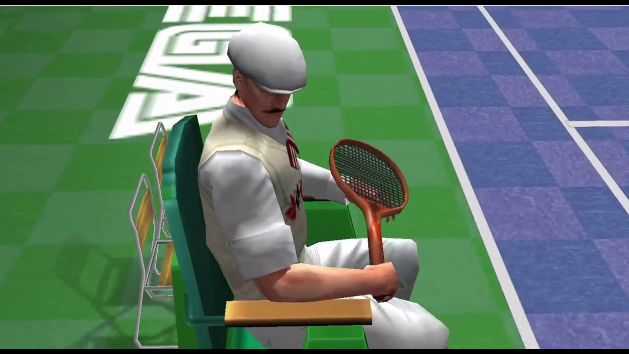 PSP Virtua Tennis  World Tour vs King,Queen(very hard)