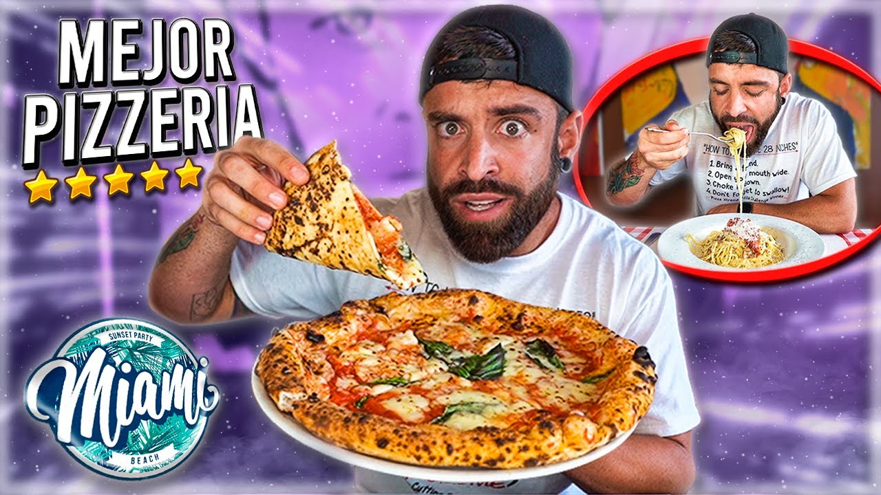 LA MEJOR PIZZERIA de MIAMI que ME DEJÓ SIN PALABRAS 🍕 *no APTO para HAMBRIENTOS*