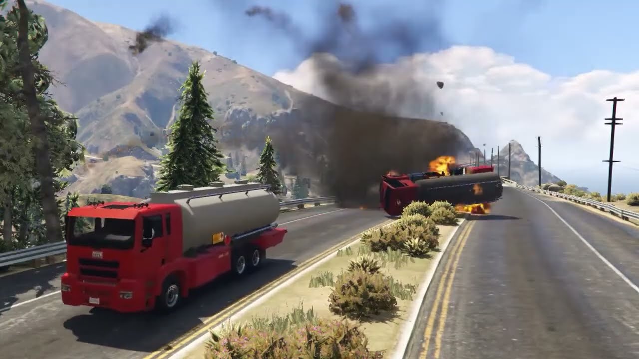 Irani  Fighter Jets & Helicopters Attack on Israeli Military Weapons Supply Convoy-GTA5
