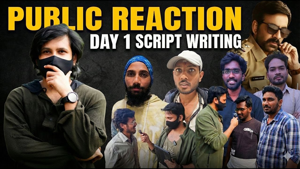 Ravi Teja looks Public Reactions | Mass Maharaja | Day 1 Script Writing