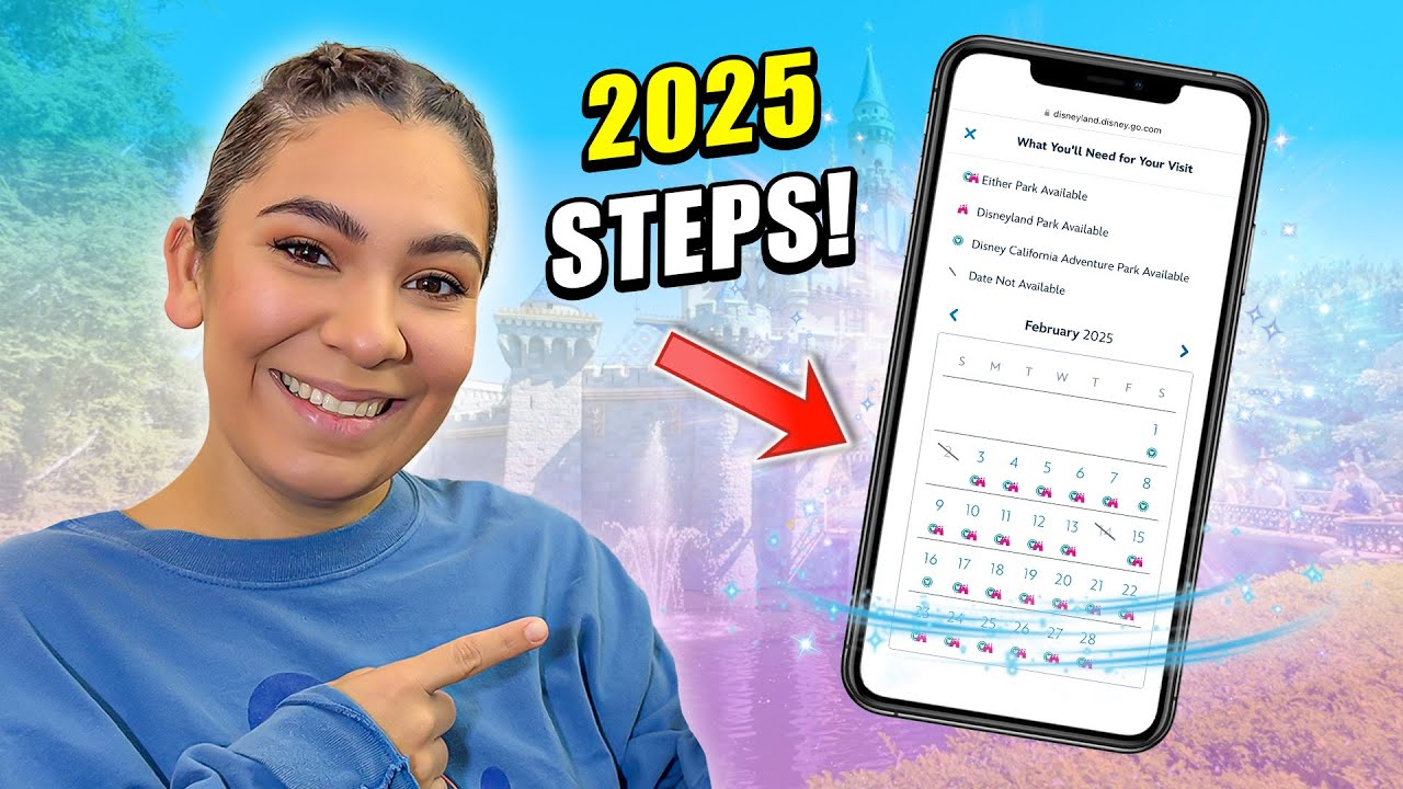 ✨ (Step By Step!) How To Book A Disneyland Reservation In 2025! | BONUS Tips & Tricks!