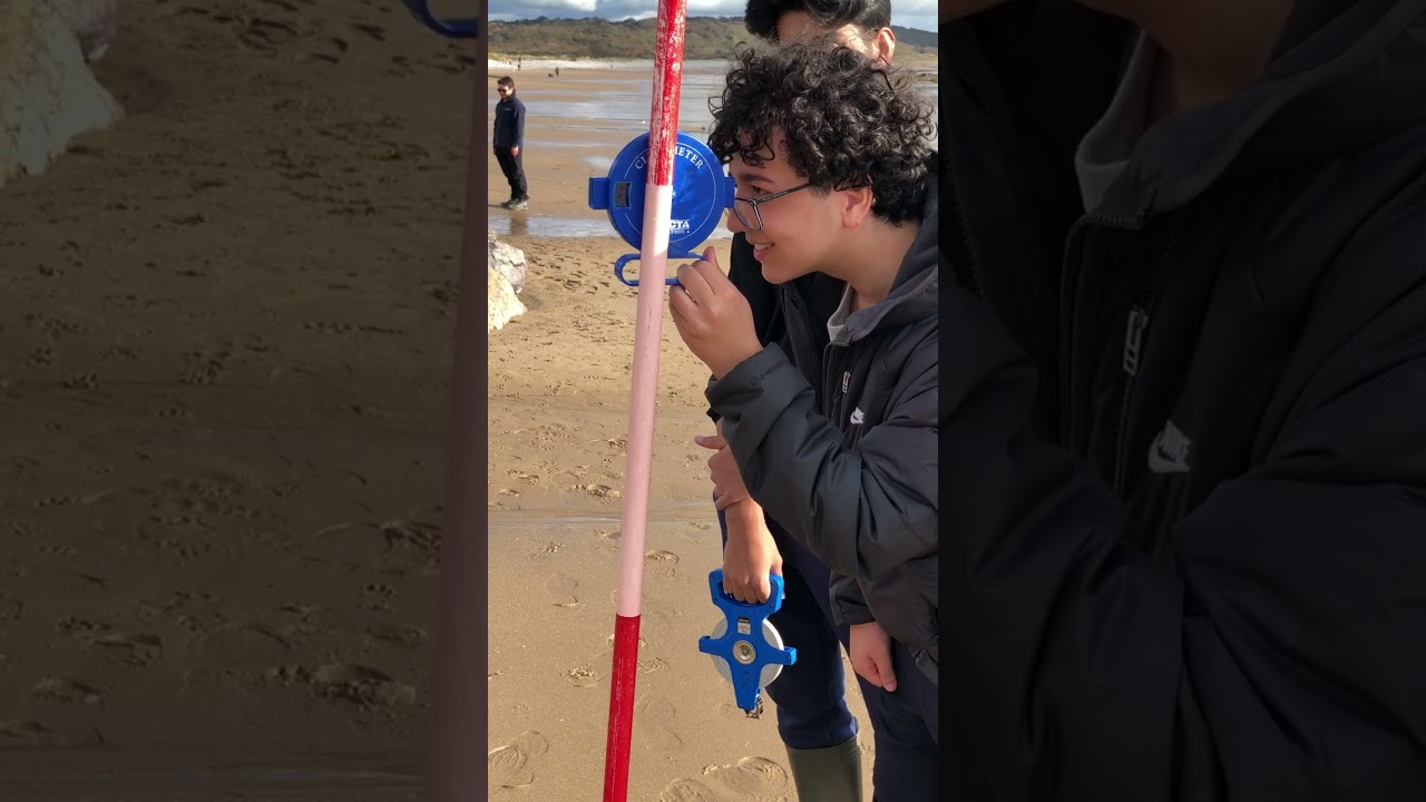 Beach profile: Using the clinometer