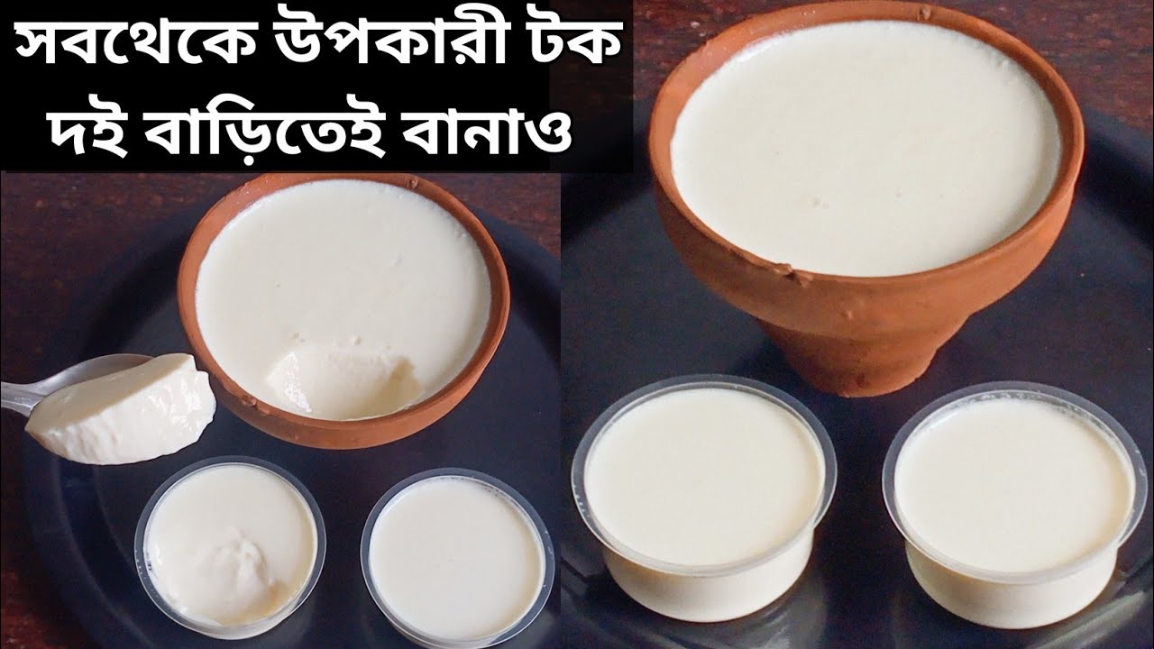 ভীষণ উপকারী টক দই খুব সহজে তৈরি করো || Perfect Tok Doi Recipe || Homemade Curd || Yogurt