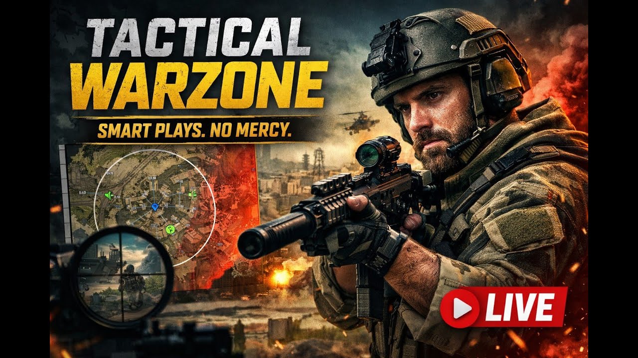 Smart Plays Only… (We’ll See About That) 🔴 WARZONE LIVE