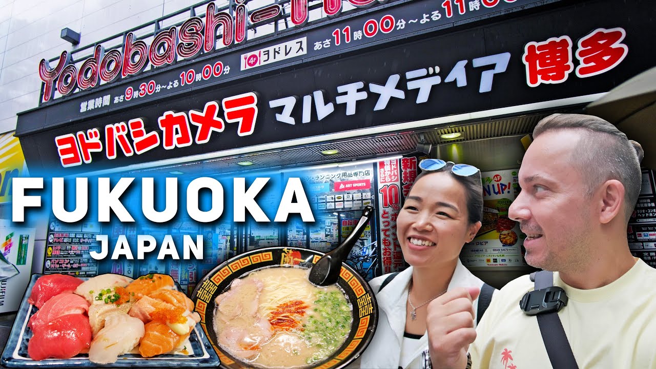 Fukuoka, Japan: A Tech & Hobby Lover's Paradise, Ichiran Ramen, Best Sushi 🇯🇵 Japan Travel Vlog