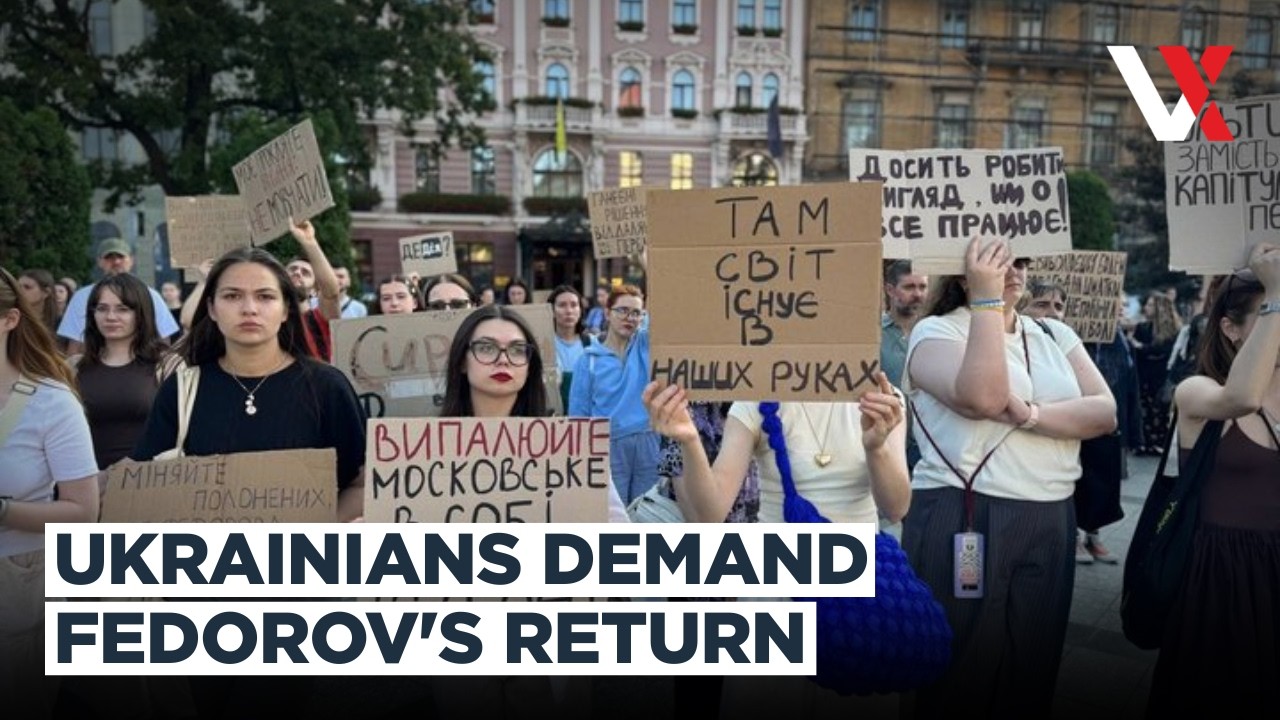 Ukraine's Biggest Wartime Protests | Crowds Demand Fedorov's Return, Military Overhaul | VERTEX