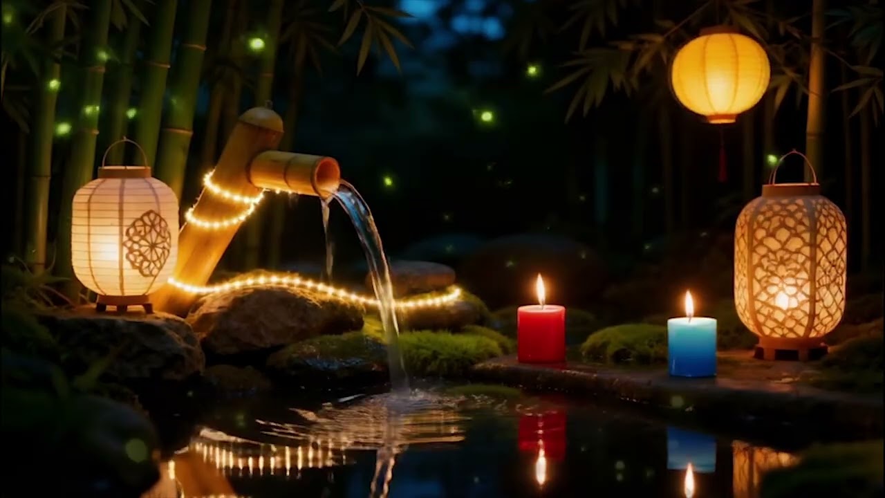 Stress Relief🌿Self-Care Healing Calm Your Mind(Sound of flowing water)💦Relaxing Music-Sleep