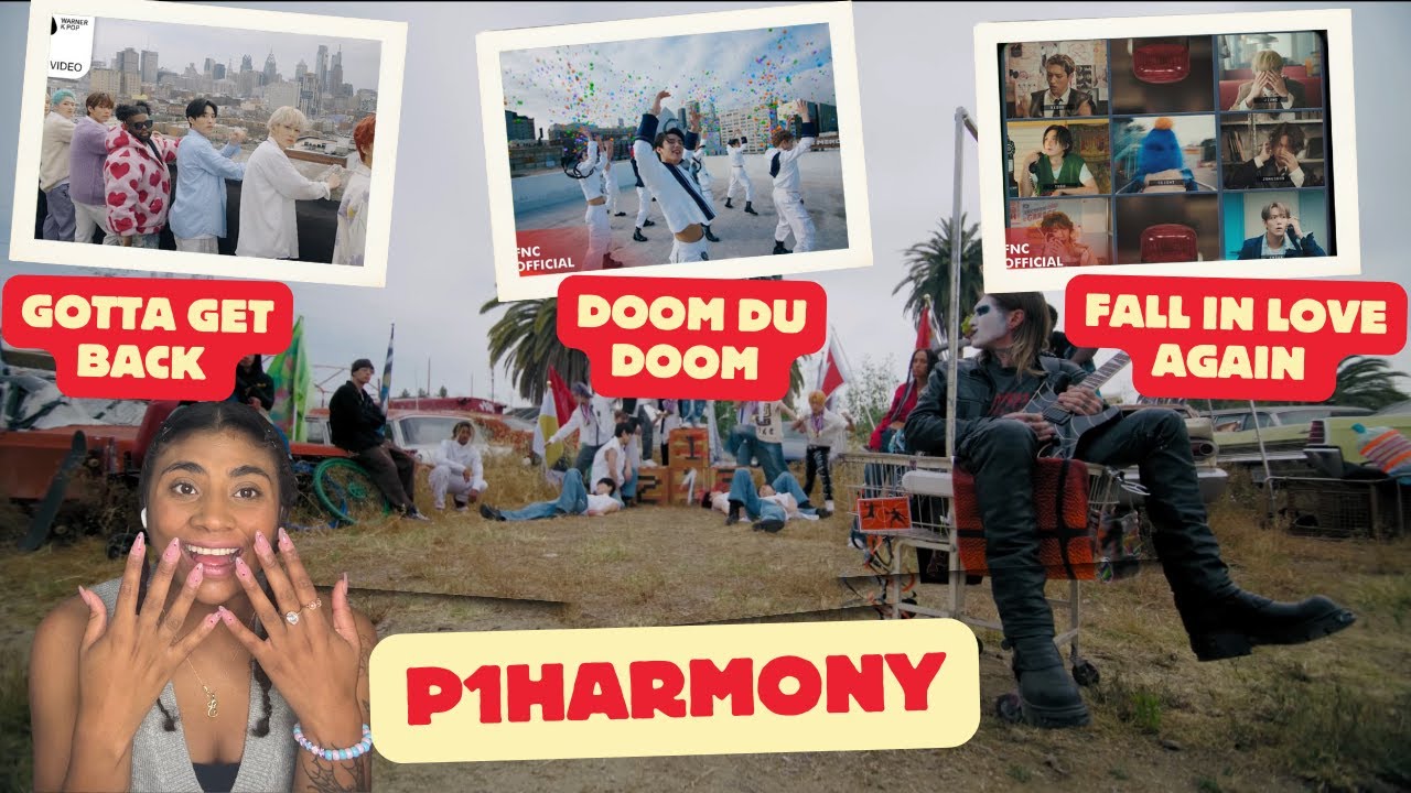 P1Harmony - Gotta Get Back ft. Pink Sweat$ || (Doom Du Doom)' MV || 'Fall In Love Again REACTION!!
