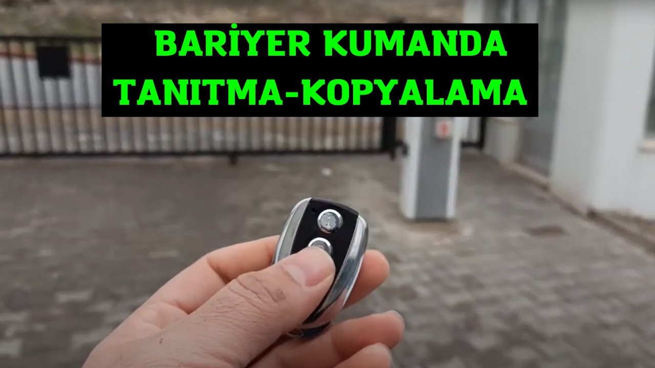Kumanda kopyalama çok kolay (otopark kapı kumanda kopyalama tanıtma) DIY 2021