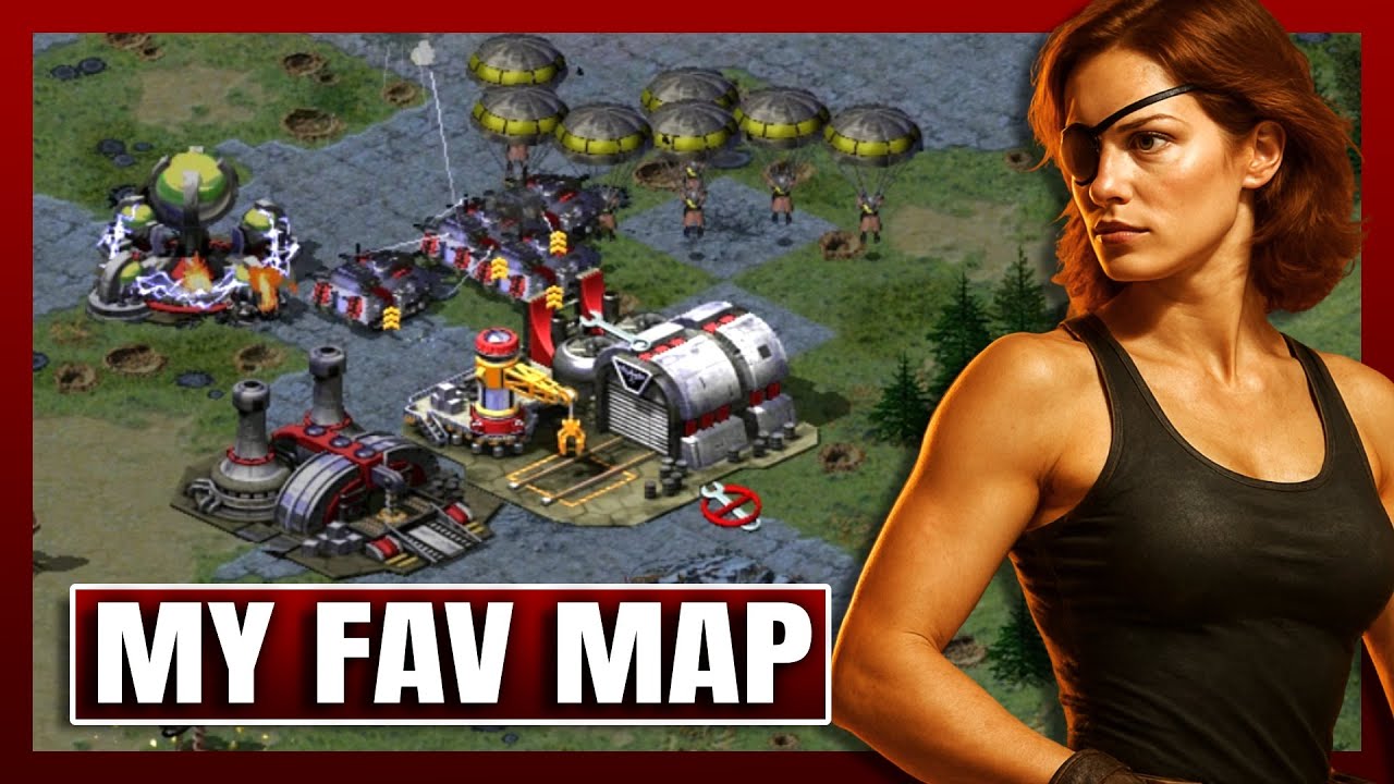 Red Alert 2 | Island Storm With France | (7 vs 1 + Superweapons)