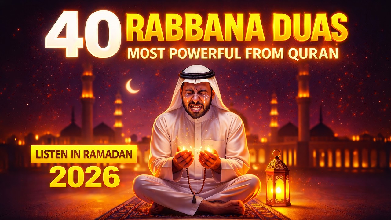 Must Listen Every Day | 40 RABBANA DUA'S | The Most Strong Dua from Quran | أدعية من القرآن