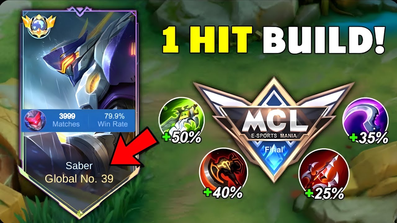 GLOBAL SABER PERFECT BUILD FOR MCL FINALS 100% AUTO WIN