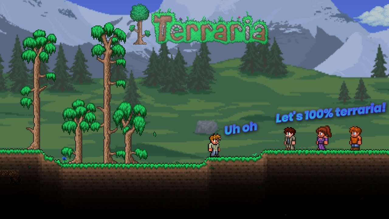 Trying To 100% Terraria - Terraria Playthrough Ep. 1