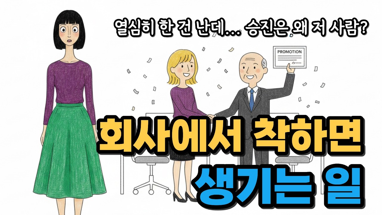 회사에서 착한 사람이 인정받지 못하는 진짜 이유
