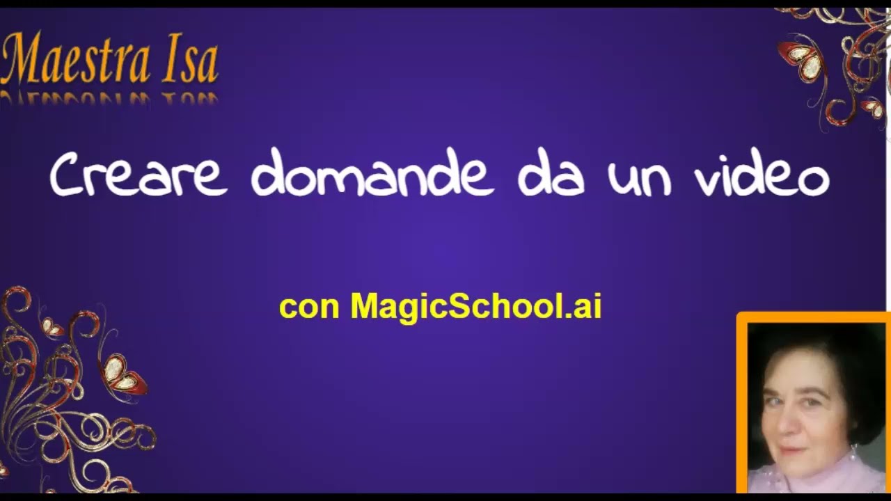 creare domande da video con magicschool.ai