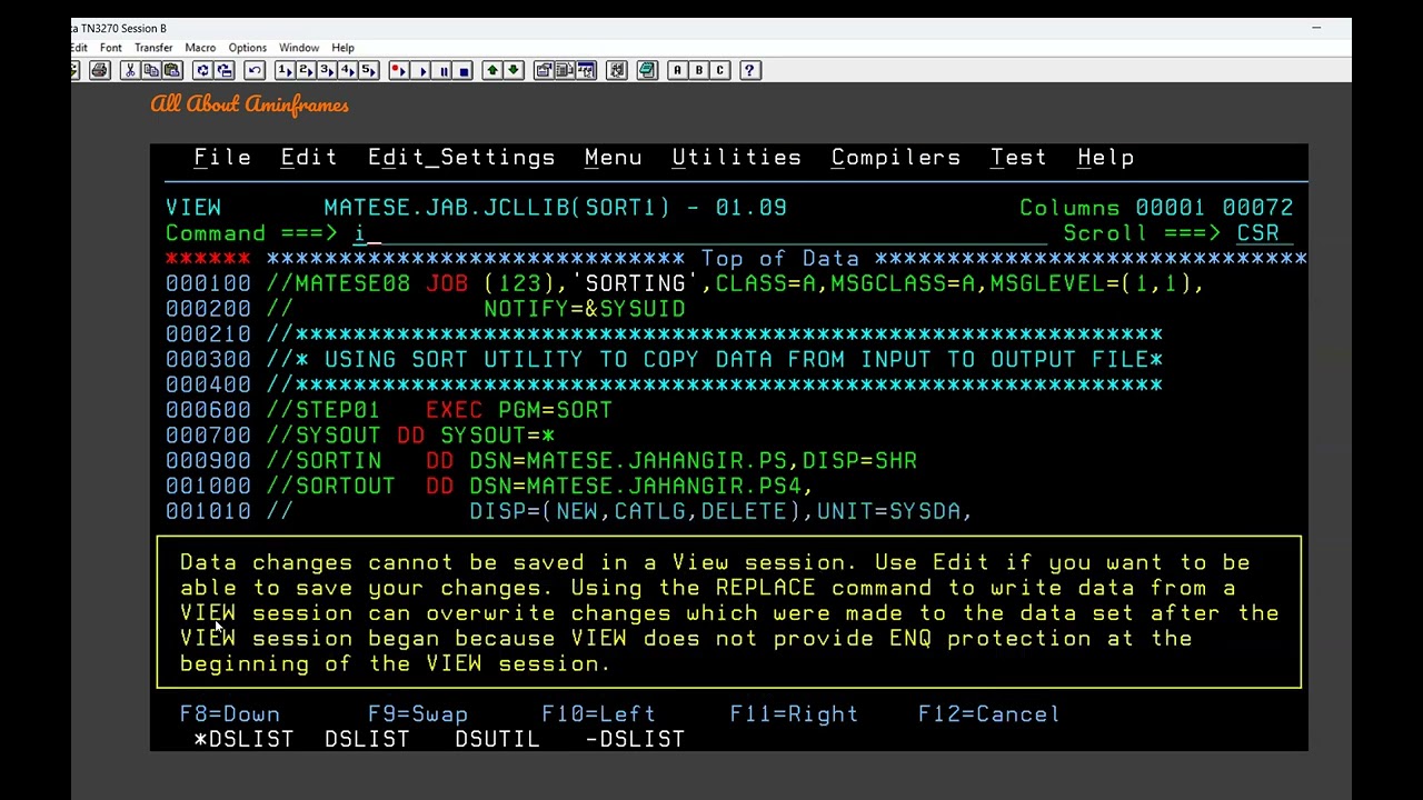 All About IEBCOPY and other utilities || All About Mainframes