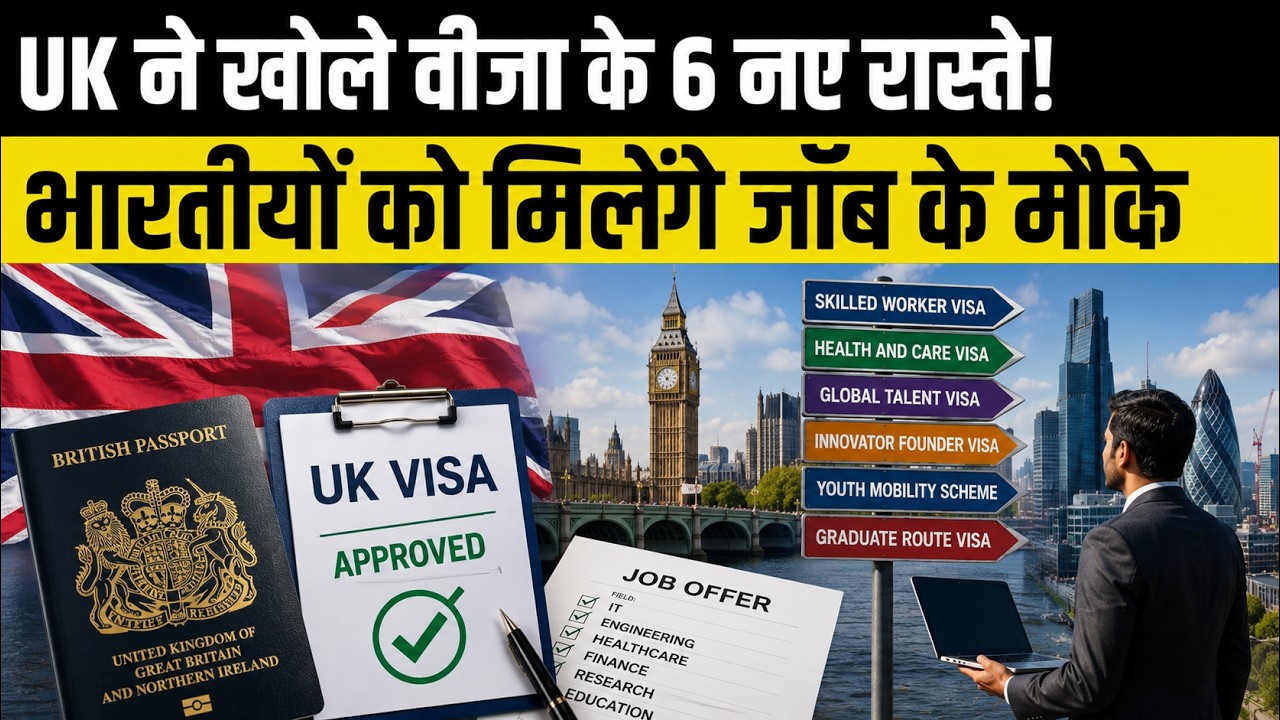 UK Work Visa 2026: 6 Best UK Visa Routes for Indians | Global Talent, HPI & Skilled Worker