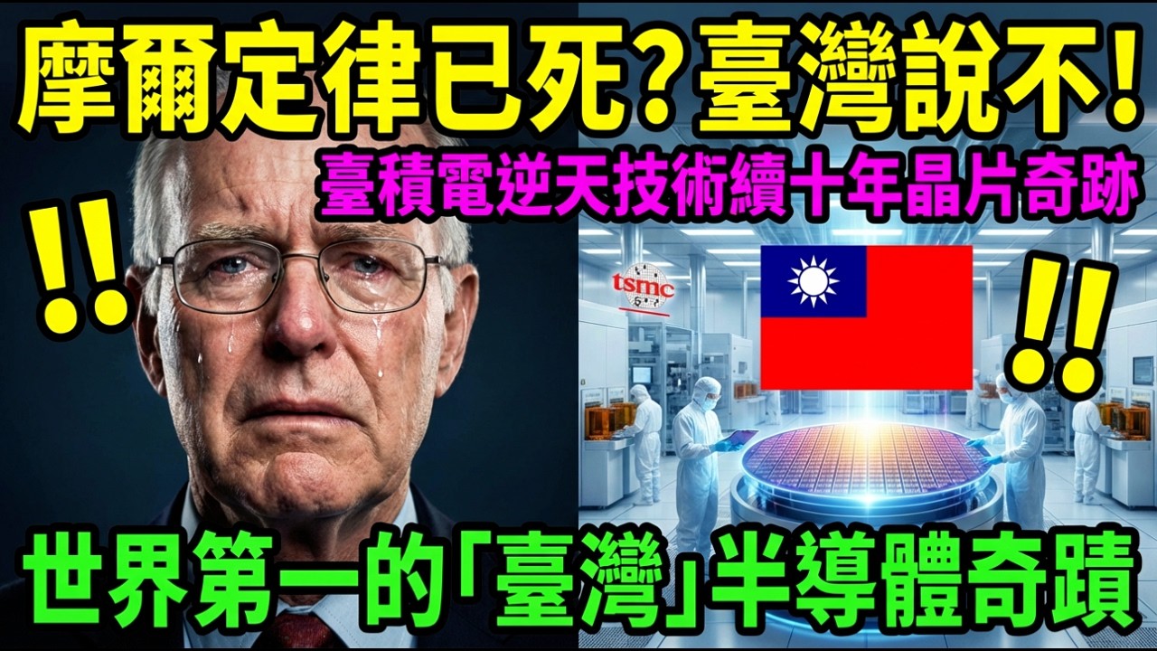 炸翻矽谷！摩爾定律已死？臺灣臺積電憑逆天技術硬續十年奇跡！