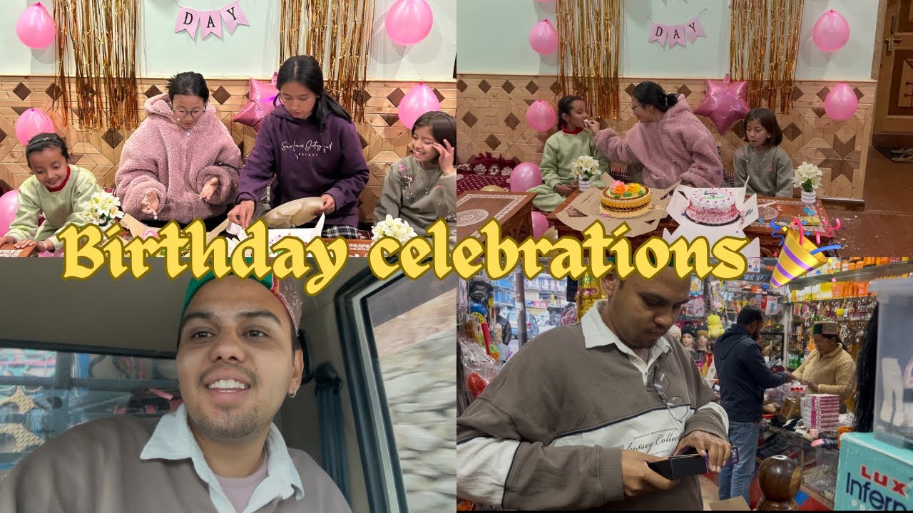 मुझे मिला birthday gift || भाभी जी का birthday सेलिब्रेट किया ||