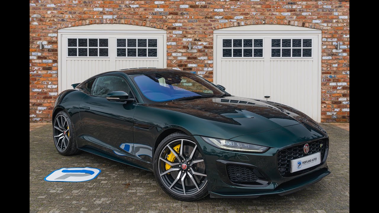 2019 69 JAGUAR F-TYPE V8 SVR AWD IN BRITISH RACING GREEN METALLIC WITH FULL BLACK LEATHER