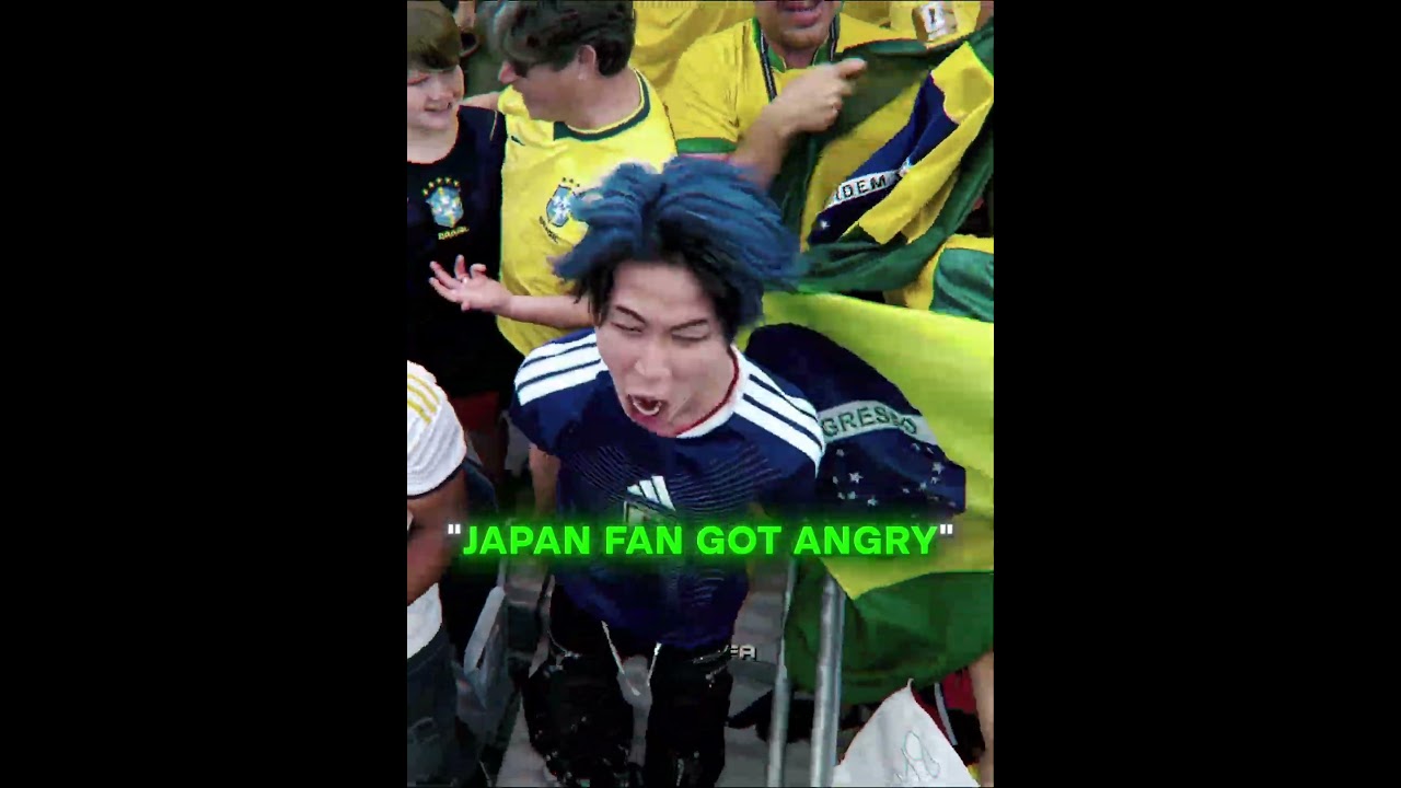 Brazil Dancing While Japan Fan React 💔