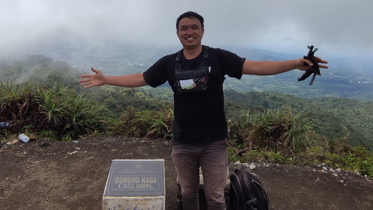 Hiking/tektok menuju gunung kaba 21 Juni 2025