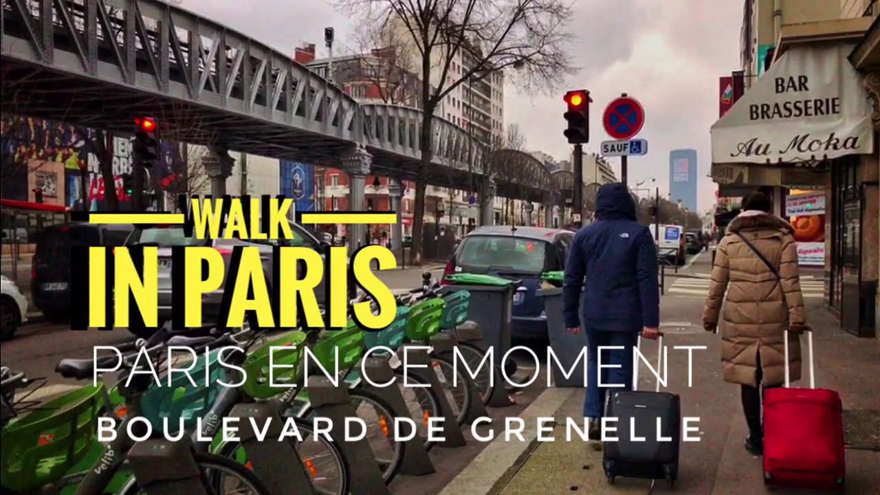 🇫🇷 WALK IN PARIS ( BOULEVARD DE GRENELLE ) 05/01/2021 PARIS 4K