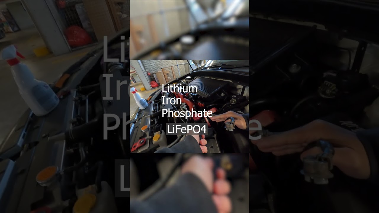 Lighter, more durable, more powerful! Lithium car battery conversion #lithiumax #lifepo4battery