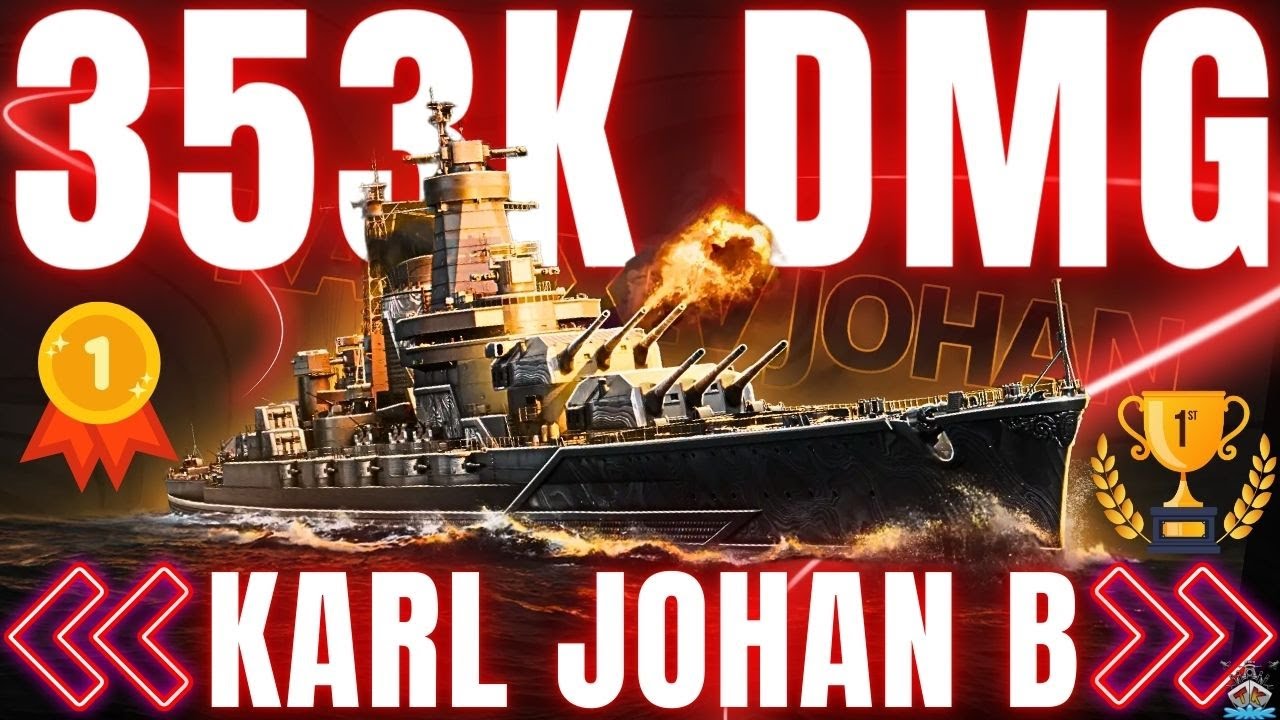 Karl Johann B WELTREKORD!!!🚨353.000 DMG🚨 🔥 | 300K Club | World of Warships 🚢