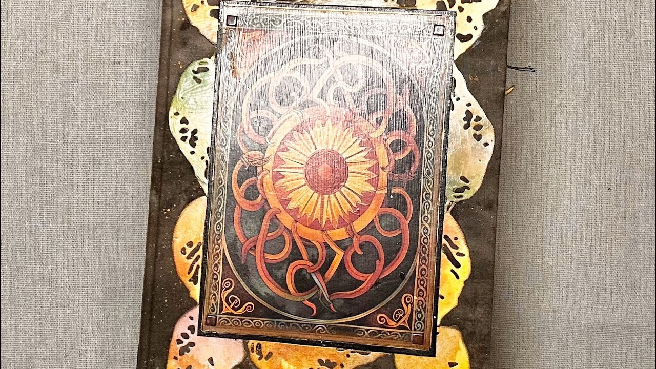 Celtic Spirit - Autumnal Handmade Journal featuring @joeycardmaker ! 😃🍁🍂🍃🍂🍁