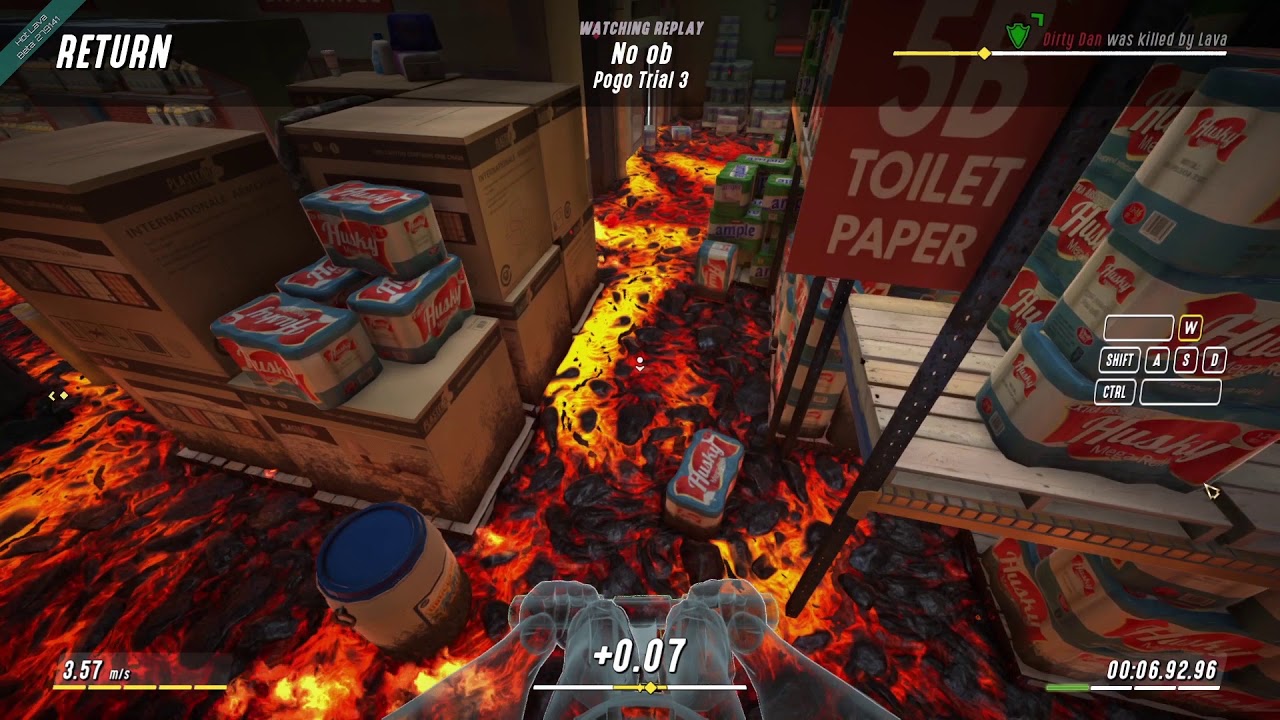 Hot Lava Speedrun! Wholesale Pogo Trial 3 [26.252] Any% (Old WR)