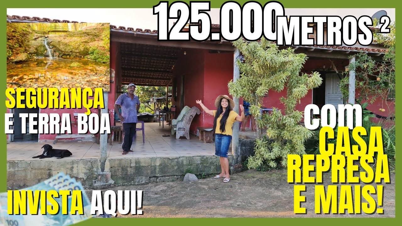 12.5 Hectares À Venda No Extremo Sul Da Bahia, Muita Água, Casa e Paz