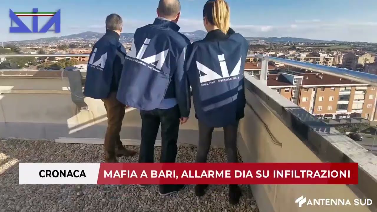18 GIUGNO 2024 - BARI, MAFIA: ALLARME DELLA DIA SU INFILTRAZIONI