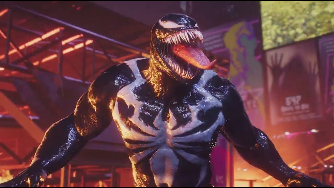 Marvel's Spider-Man 2 Venom Vs Kraven The Hunter Battle Gameplay