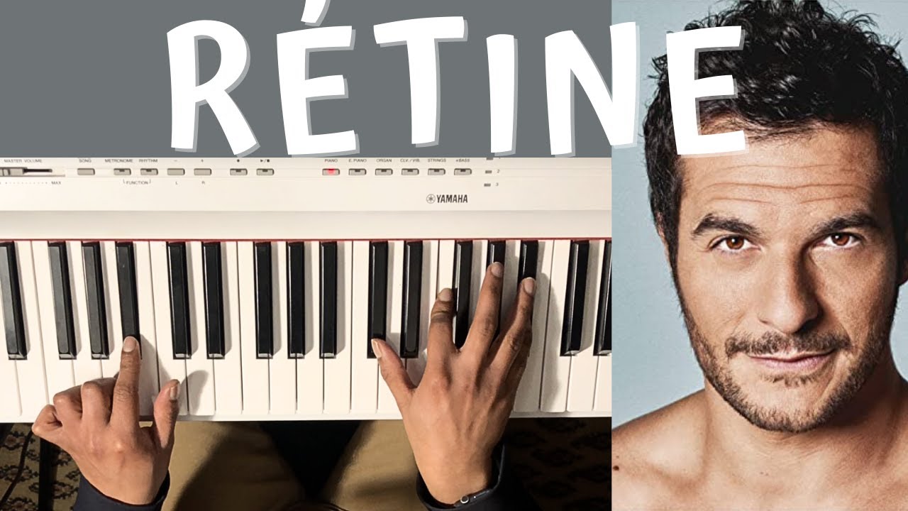 Piano facile // AMIR - RÉTINE (Tutorial piano)