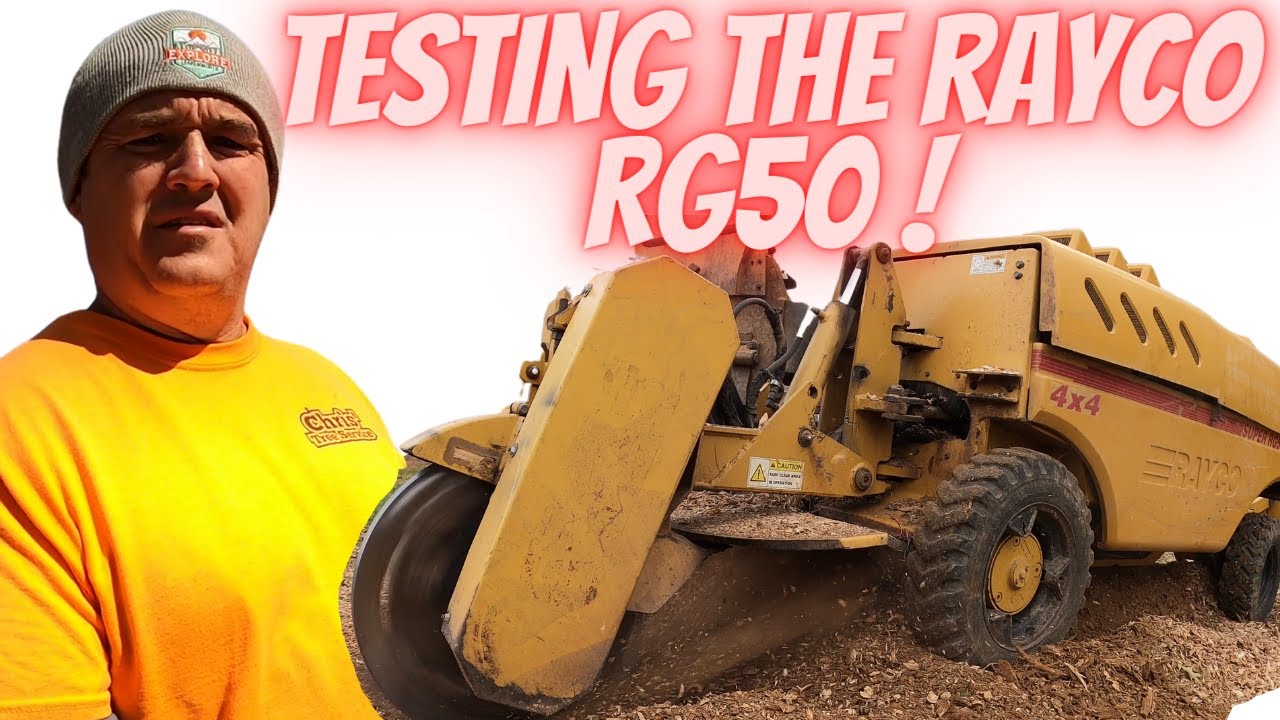 Testing Out the Rayco Rg50 Stump Grinder