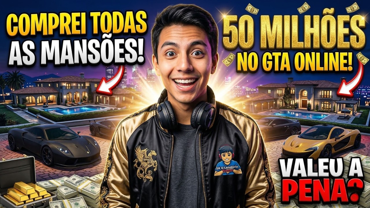 Comprei Todas as Mansões do GTA Online com 50 Milhões – Valeu a Pena?