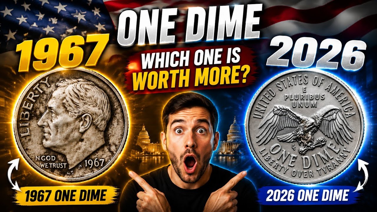 &ldquo;1967 Roosevelt Dime & 2026 Liberty Dime 🪙 | Hidden Collector Secrets USA 💰&rdquo;