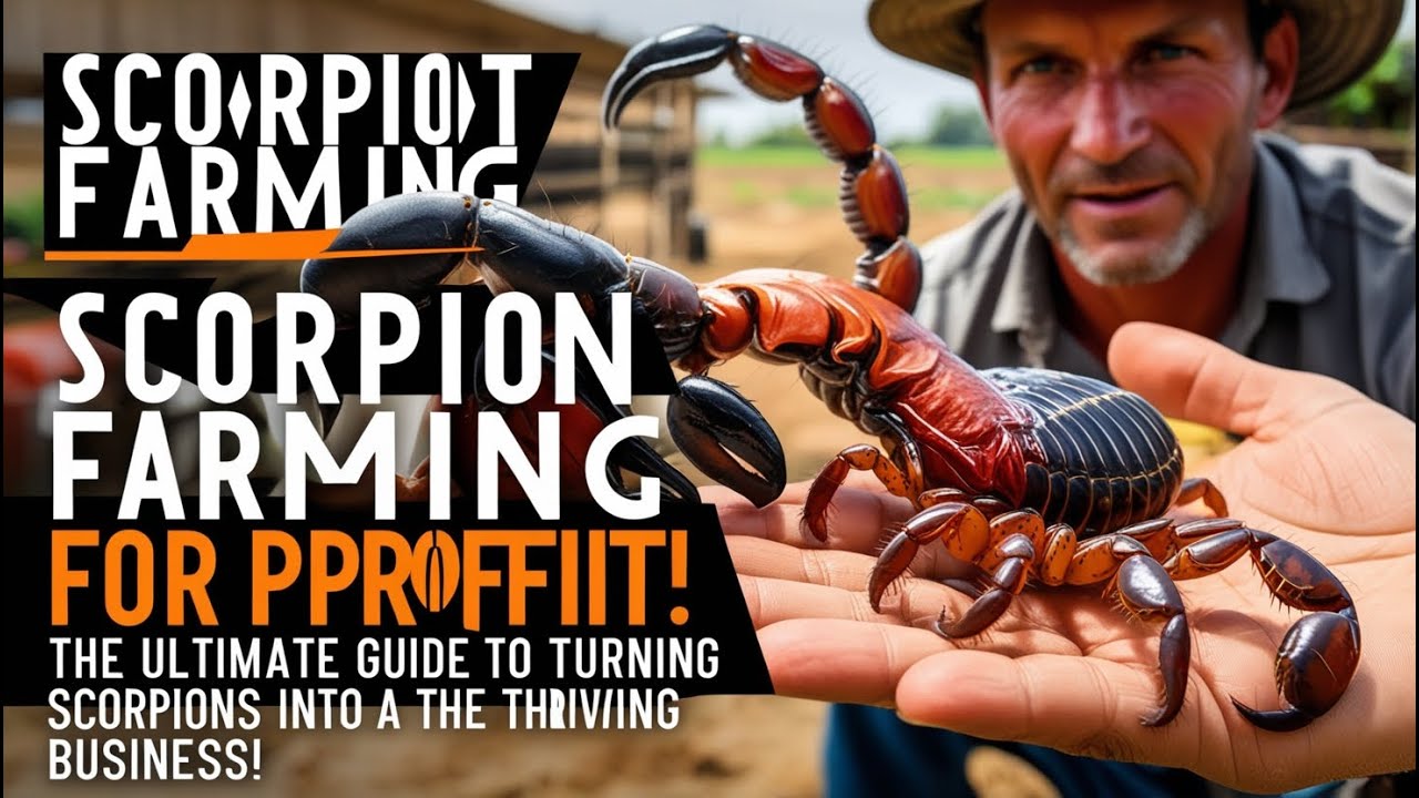 Scorpion Farming for Profit: The Ultimate Guide to Turning Scorpions into a Thriving Business!
