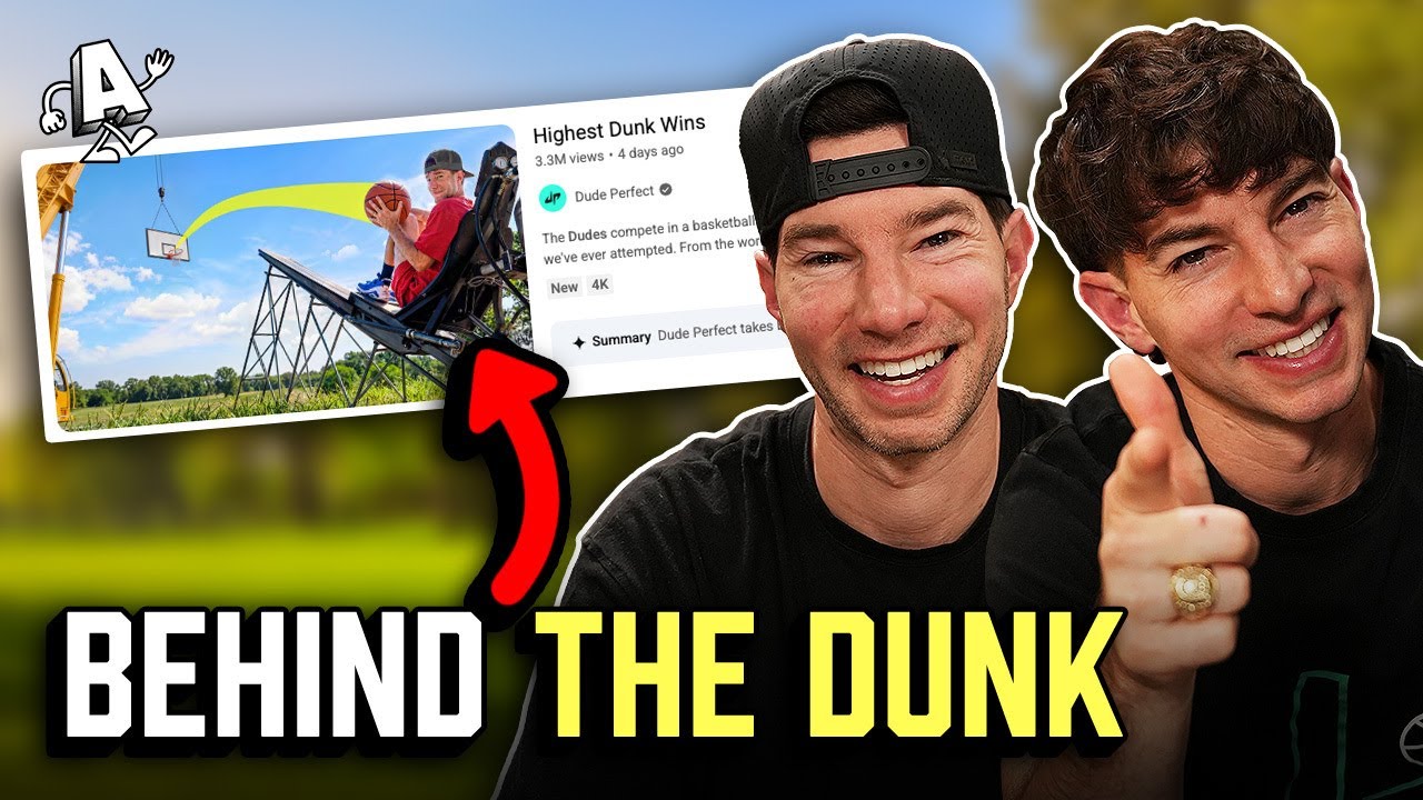 DUDE PERFECT BTS: Highest Dunk Wins