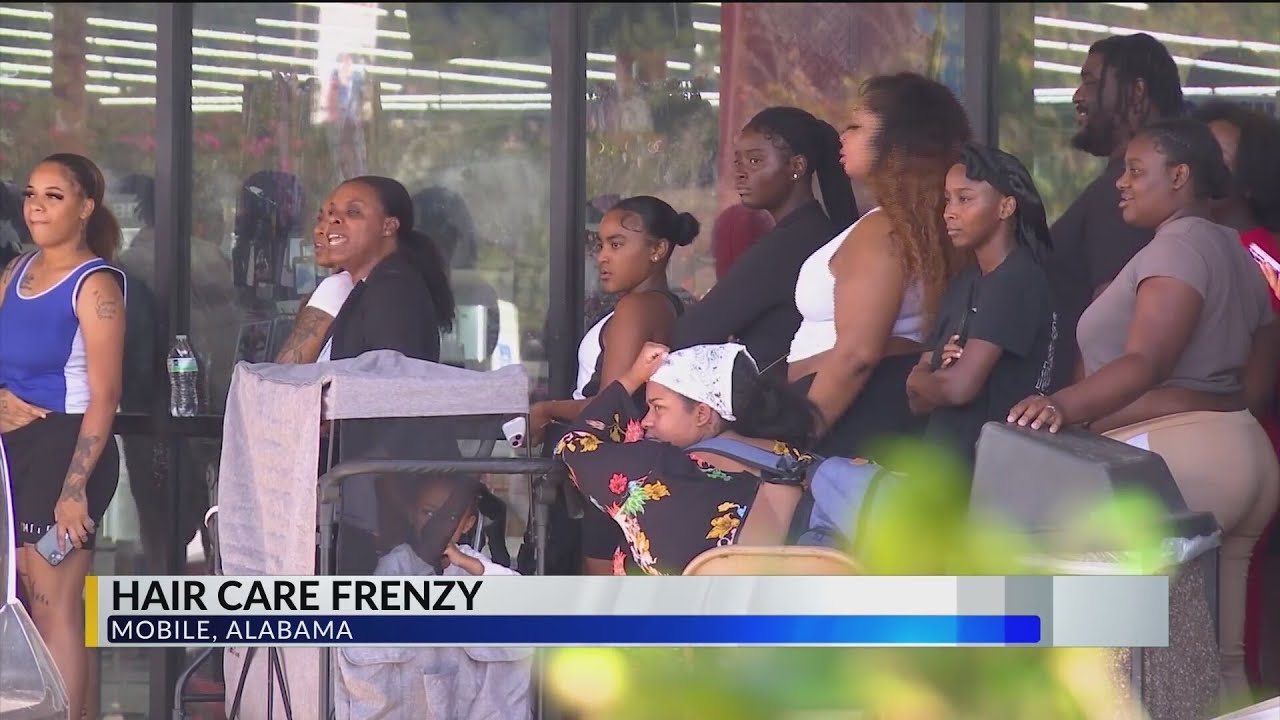 Mobile hair store grand opening turns into a frenzy