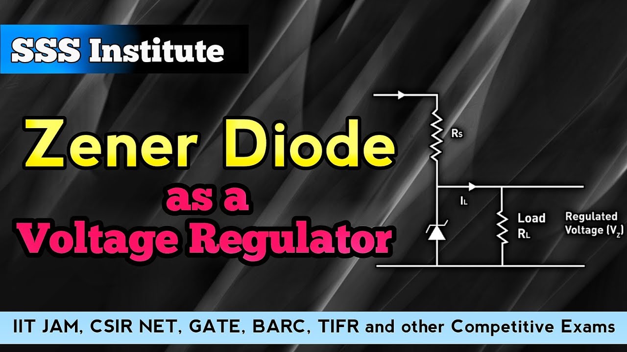 Zener Diode | Application as a Voltage Regulator Circuit | Electronics | CSIR NET JRF | GATE Physics