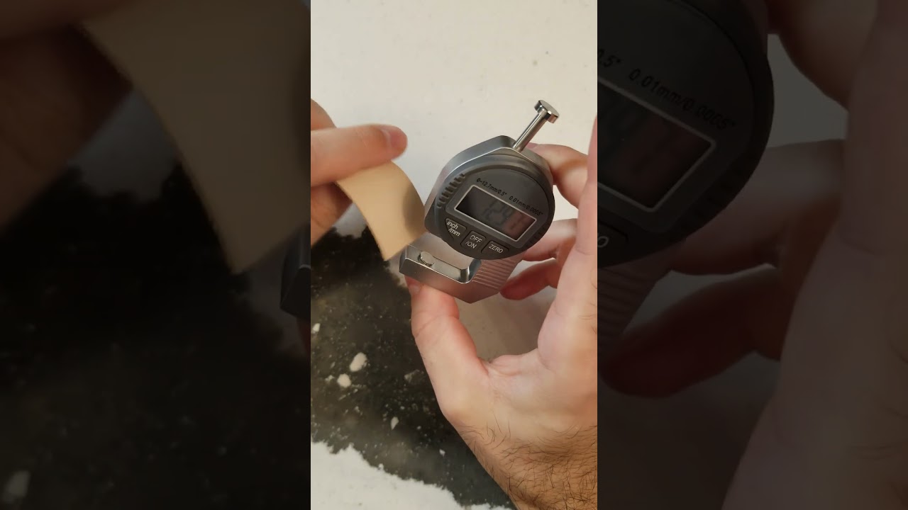 How to use a thickness gauge in leathercraft