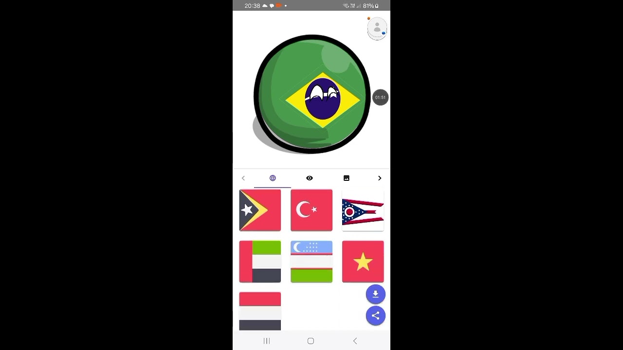 Countryballs mod v3.0.2.9.7 mas countryballs stickers mod 