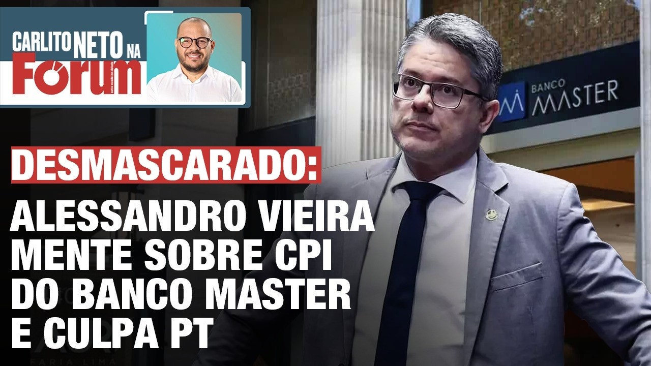 ALESSANDRO VIEIRA MENTE SOBRE CPI DO BANCO MASTER E CULPA PT