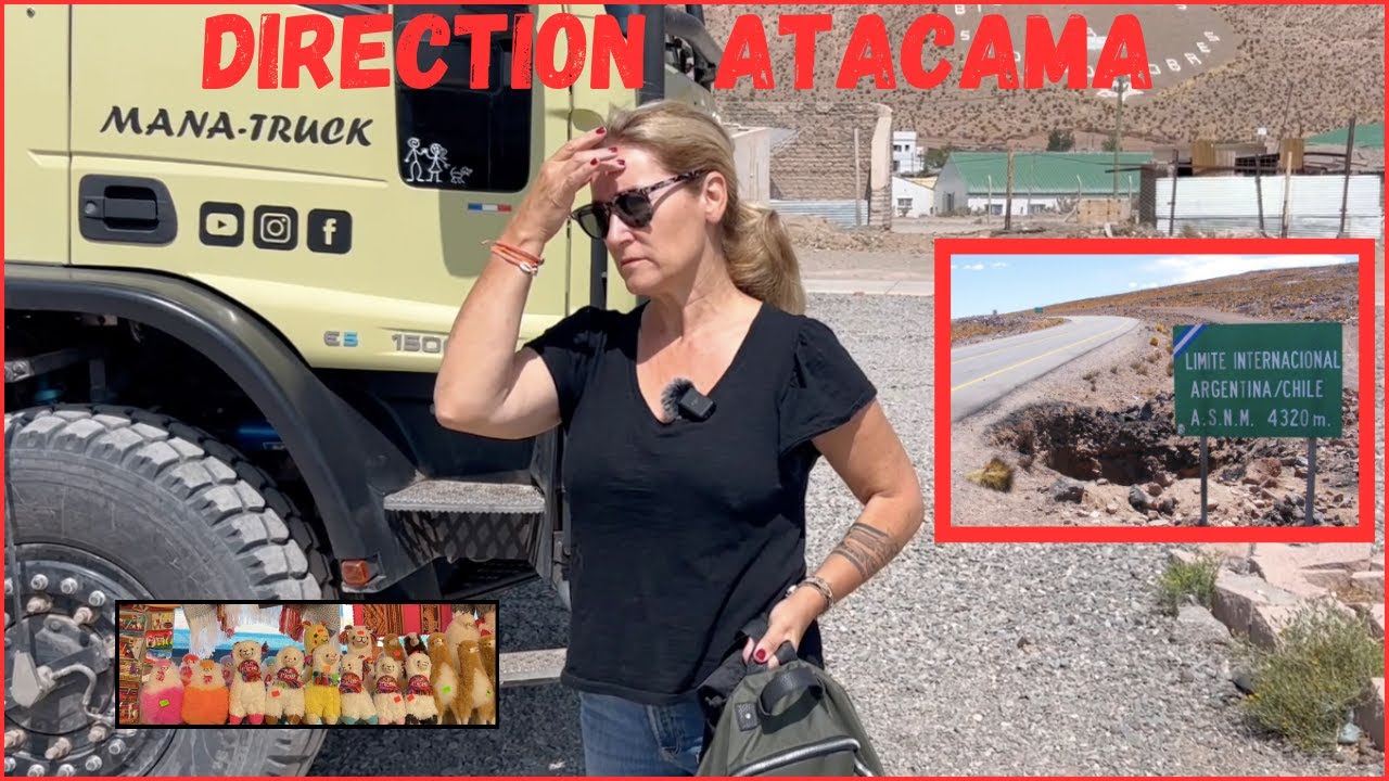 # 45 En route pour le désert d'Atacama au Chili pas toujours facile les pistes