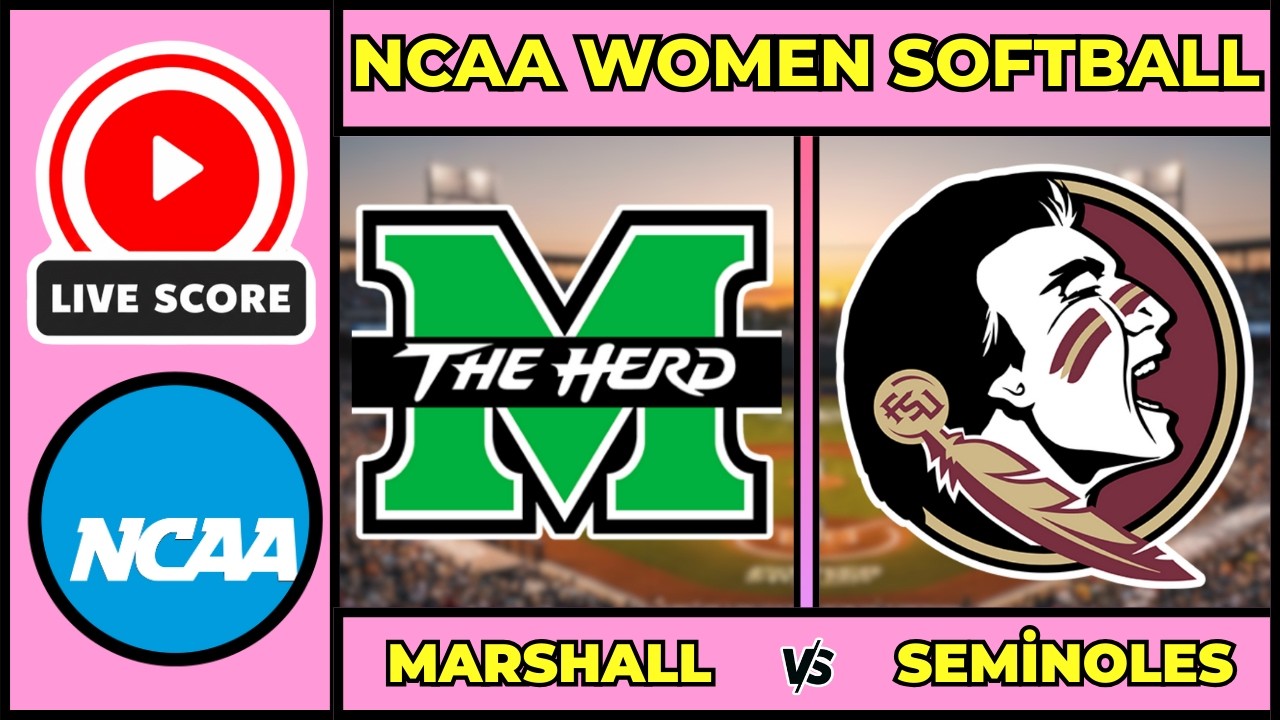 🔴 LIVE: Marshall vs Florida State | NCAAW Softball Scoreboard | Feb 7 | JoAnne Graf Classic