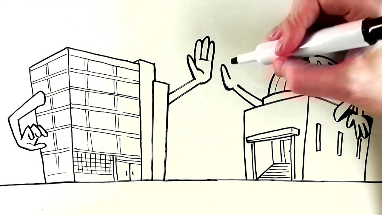 What does a title company do?  By Louisville Title - whiteboard animation