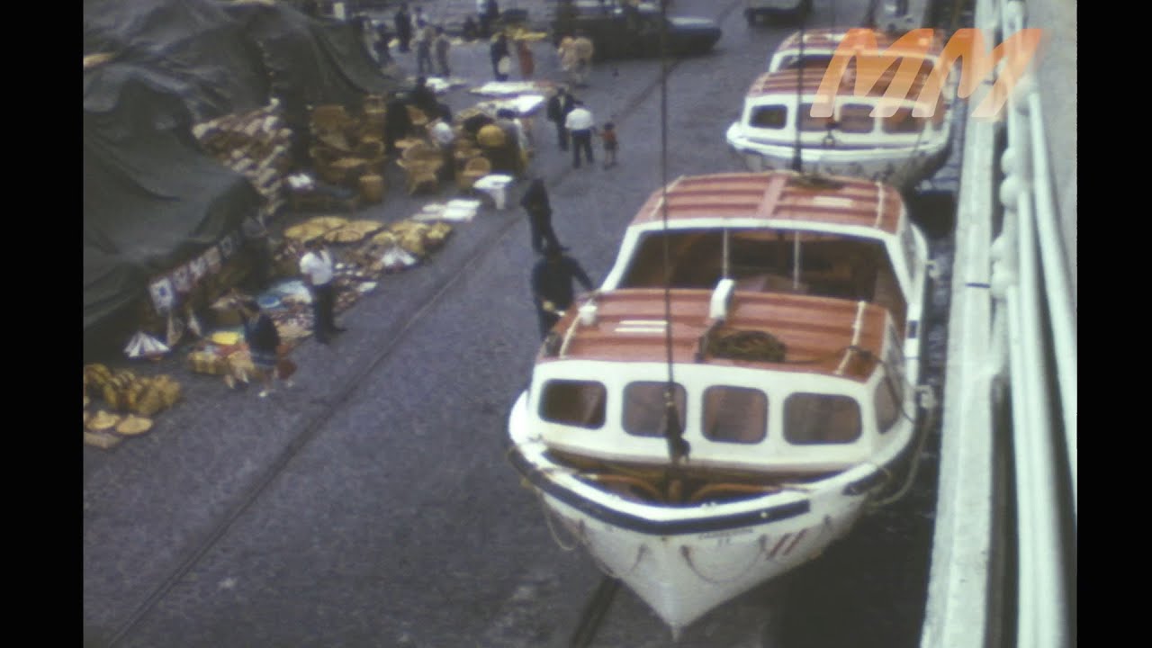 Cruise on the Canberra to Madeira 1970s old cine film 260